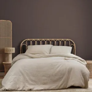 Ardor Boudoir Earth Double Gauze Linen Quilt Cover Set by null, a Quilt Covers for sale on Style Sourcebook