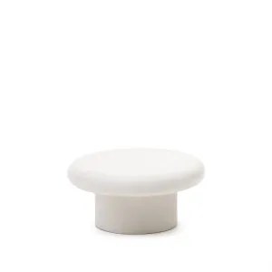 Addaia Round White Cement Coffee Table Ø66 cm by Kave Home, a Tables for sale on Style Sourcebook