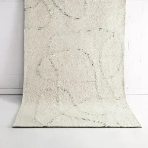 Echo Ivory Grey Wool Rug by DecoRug, a Contemporary Rugs for sale on Style Sourcebook