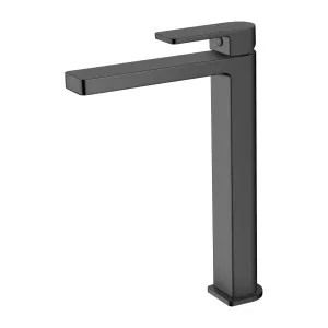 Flores Vessel Basin Mixer Matte Black by Ikon, a Bathroom Taps & Mixers for sale on Style Sourcebook