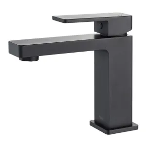 Ceram Basin Mixer Matte Black by Ikon, a Bathroom Taps & Mixers for sale on Style Sourcebook