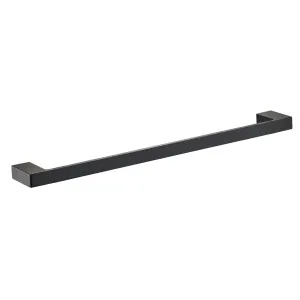 Ceram Towel Rail Single 800 Matte Black by Ikon, a Towel Rails for sale on Style Sourcebook