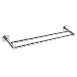 Misha Double Towel Rail 600 Brushed Nickel by Haus25, a Towel Rails for sale on Style Sourcebook