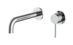 Misha Wall Basin Set Curved 190 Chrome by Haus25, a Bathroom Taps & Mixers for sale on Style Sourcebook