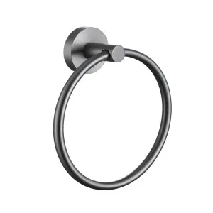 Misha Towel Ring Gun Metal by Haus25, a Towel Rails for sale on Style Sourcebook