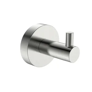 Misha Round Robe Hook Brushed Nickel by Haus25, a Shelves & Hooks for sale on Style Sourcebook