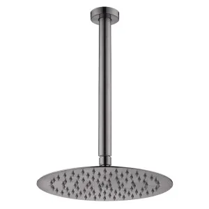 Kaya Overhead Ceiling Shower Gun Metal by Fienza, a Shower Heads & Mixers for sale on Style Sourcebook