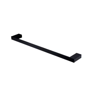 Athens Towel Rail Single 600 Matte Black by Oliveri, a Towel Rails for sale on Style Sourcebook