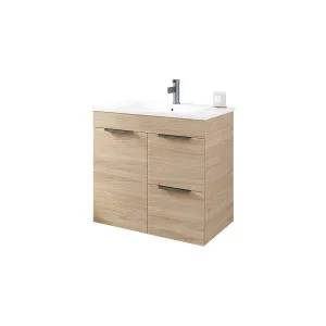 Bargo 750 Wall Hung Doors & Drawers with Ceramic Basin Top by Timberline, a Vanities for sale on Style Sourcebook