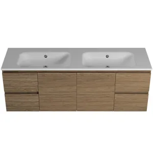 Nevada Vanity 1500 Wall Hung Double Bowl Haven Dolomite Top by Beaumont Tiles, a Vanities for sale on Style Sourcebook