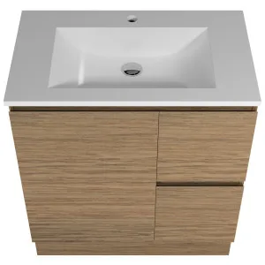 Nevada Vanity 750 Floor Standing Centre Bowl Regal Mineral Composite Top by Beaumont Tiles, a Vanities for sale on Style Sourcebook