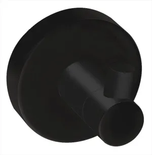 Hustle Robe Hook Matte Black by Fienza, a Shelves & Hooks for sale on Style Sourcebook