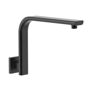 Platz Curved Shower Arm 337 Matt Black by Haus25, a Laundry Taps for sale on Style Sourcebook