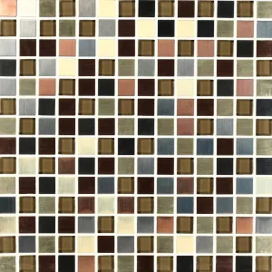 Metal Plus Mix Mosaic by Beaumont Tiles, a Brick Look Tiles for sale on Style Sourcebook