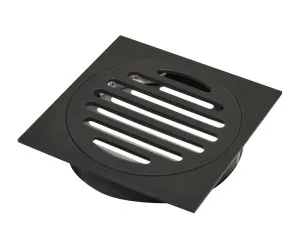 AW Grate Sq 110x110x100mm MB by AW, a Shower Grates & Drains for sale on Style Sourcebook