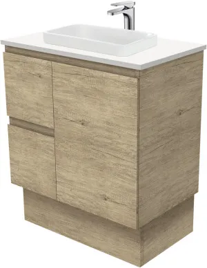 Edge 750 Vanity Kick Doors & Drawers with Basin & Quartz Top by Fienza, a Vanities for sale on Style Sourcebook