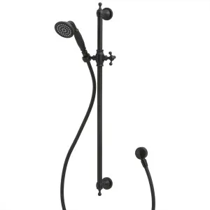 Lillian Rail Shower Matte Black by Fienza, a Shower Heads & Mixers for sale on Style Sourcebook