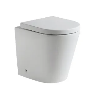 Faith Rimless In-wall Toilet Suite S&P Trap Gloss White by NR, a Toilets & Bidets for sale on Style Sourcebook