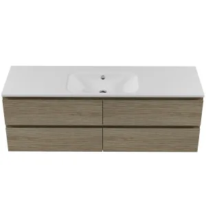 Nevada Plus Vanity 1500 Wall Hung Drawers Only Centre Bowl Haven Dolomite Top by Beaumont Tiles, a Vanities for sale on Style Sourcebook