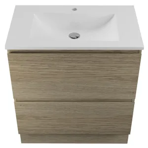 Nevada Plus Vanity 750 Floor Standing Drawers Only Centre Bowl Regal Mineral Composite Top by Beaumont Tiles, a Vanities for sale on Style Sourcebook