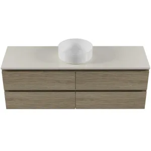 Nevada Plus Vanity 1500 Wall Hung Drawers Only Centre Basin Silksurface AC Top by Beaumont Tiles, a Vanities for sale on Style Sourcebook