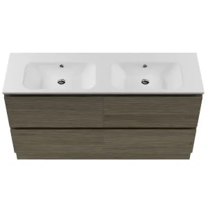 Nevada Plus Vanity 1500 Floor Standing Drawers Only Double Bowl Haven Dolomite Top by Beaumont Tiles, a Vanities for sale on Style Sourcebook