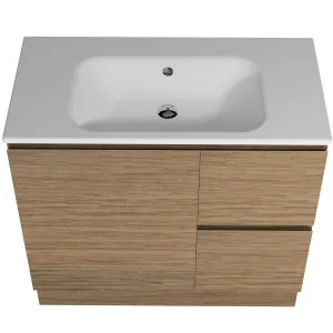 Nevada Vanity 900 Floor Standing Centre Bowl Haven Dolomite Top by Beaumont Tiles, a Vanities for sale on Style Sourcebook