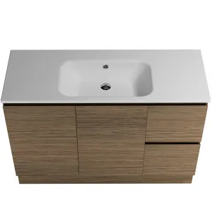 Nevada Vanity 1200 Floor Standing Centre Bowl Haven Dolomite Top by Beaumont Tiles, a Vanities for sale on Style Sourcebook