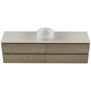 Nevada Plus Vanity 1800 Wall Hung Drawers Only Centre Basin Silksurface AC Top by Beaumont Tiles, a Vanities for sale on Style Sourcebook