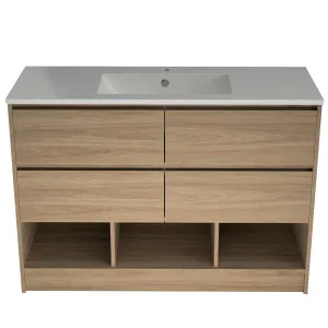 Kansas 1200 Vanity Kick Drawers Only with Ceramic Basin Top by Timberline, a Vanities for sale on Style Sourcebook