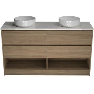 Kansas 1500 Vanity Kick Drawers Only with Basin & Solid Surface Top by Timberline, a Vanities for sale on Style Sourcebook