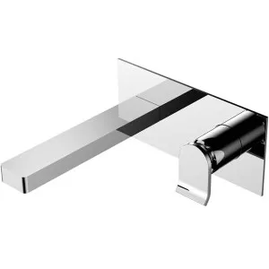 Lincoln Wall Basin Set Straight 210 Chrome by Fienza, a Bathroom Taps & Mixers for sale on Style Sourcebook