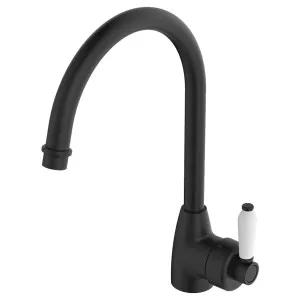 Eleanor Sink Mixer Black/White by null, a Bathroom Taps & Mixers for sale on Style Sourcebook