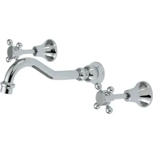 Lillian 3 Piece Bath Set Chrome by Fienza, a Bathroom Taps & Mixers for sale on Style Sourcebook