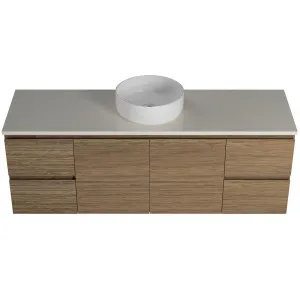 Nevada Vanity 1500 Wall Hung Centre Basin Silksurface AC Top by Beaumont Tiles, a Vanities for sale on Style Sourcebook