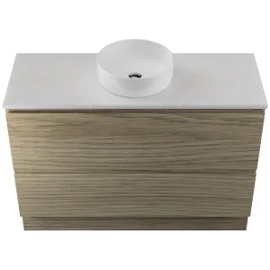 Nevada Plus Vanity 1200 Floor Standing Drawers Only Centre Basin SilkSurface AC Top by Beaumont Tiles, a Vanities for sale on Style Sourcebook