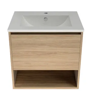 Kansas 600 Vanity Wall Hung Drawers Only with Ceramic Basin Top by Timberline, a Vanities for sale on Style Sourcebook