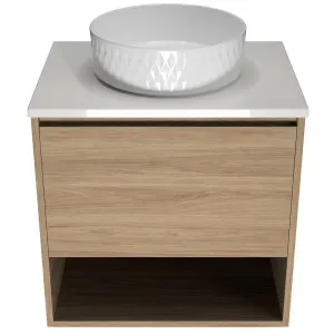 Kansas 600 Vanity Wall Hung Drawers Only with Basin & Solid Surface Top by Timberline, a Vanities for sale on Style Sourcebook