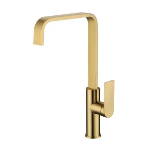 Ruki Sink Mixer Gooseneck 200 Brushed Gold by ACL, a Laundry Taps for sale on Style Sourcebook