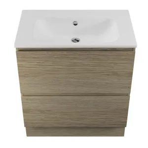 Nevada Plus Vanity 750 Floor Standing Drawers Only Centre Bowl Haven Dolomite Top by Beaumont Tiles, a Vanities for sale on Style Sourcebook