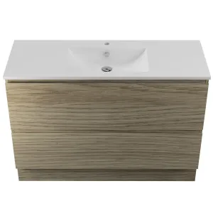 Nevada Plus Vanity 1200 Floor Standing Drawers Only Centre Bowl Alpha Ceramic Top by Beaumont Tiles, a Vanities for sale on Style Sourcebook