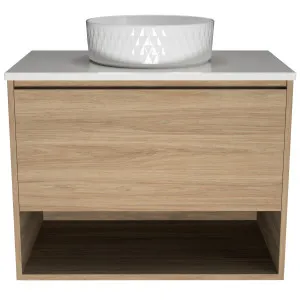 Kansas 750 Vanity Wall Hung Drawers Only with Basin & Solid Surface Top by Timberline, a Vanities for sale on Style Sourcebook