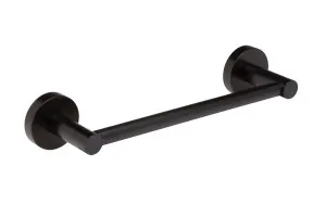 Hustle Towel Rail Single 293 Matte Black by Fienza, a Towel Rails for sale on Style Sourcebook