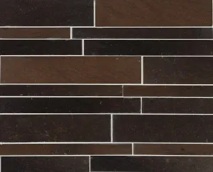 Mocha Brown Culture Brick Honed Mosaic by Beaumont Tiles, a Brick Look Tiles for sale on Style Sourcebook