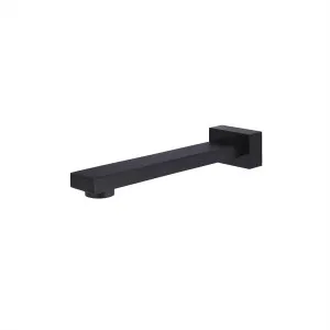 Square Bath Outlet Straight 199 Matte Black by Meir, a Bathroom Taps & Mixers for sale on Style Sourcebook