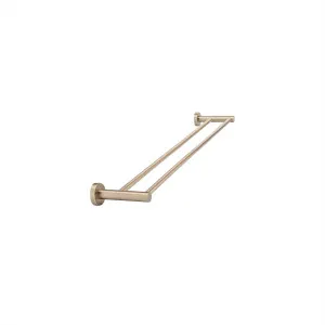 Round Towel Rail Double 600 Champagne by Meir, a Towel Rails for sale on Style Sourcebook