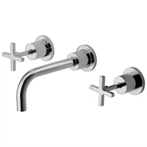 Radii 3 Piece Bath Set Chrome by PHOENIX, a Bathroom Taps & Mixers for sale on Style Sourcebook