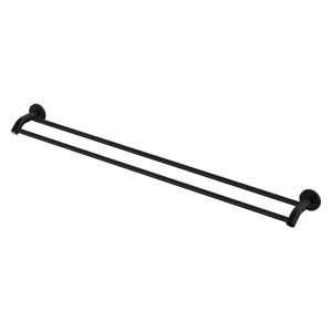 Axle Towel Rail Double 900 Matte Black by Fienza, a Towel Rails for sale on Style Sourcebook