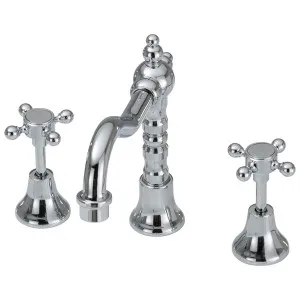 Lillian 3 Piece Basin Set Chrome by Fienza, a Bathroom Taps & Mixers for sale on Style Sourcebook