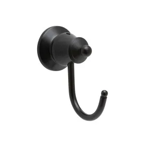 Lillian Robe Hook Matte Black by Fienza, a Shelves & Hooks for sale on Style Sourcebook